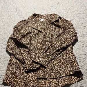 J. Crew Animal Print Blazer